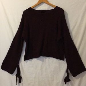She + Sky Burgundy sweater!